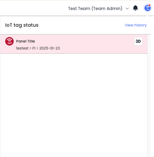 IoT Alarm Activation